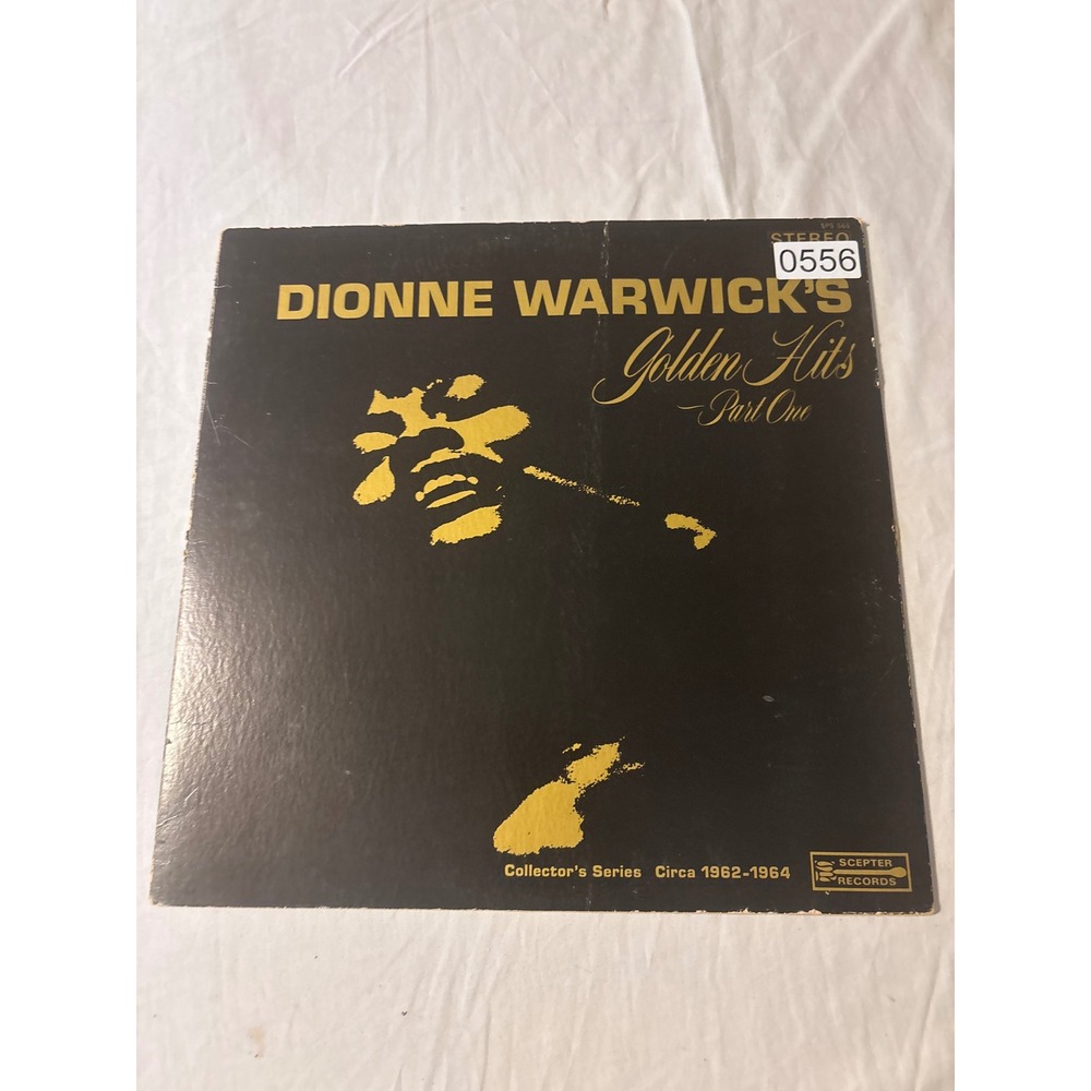 Dionne Warwick Golden Hits Part One Vinyl LP 12" Black  Scepter Records 1960s